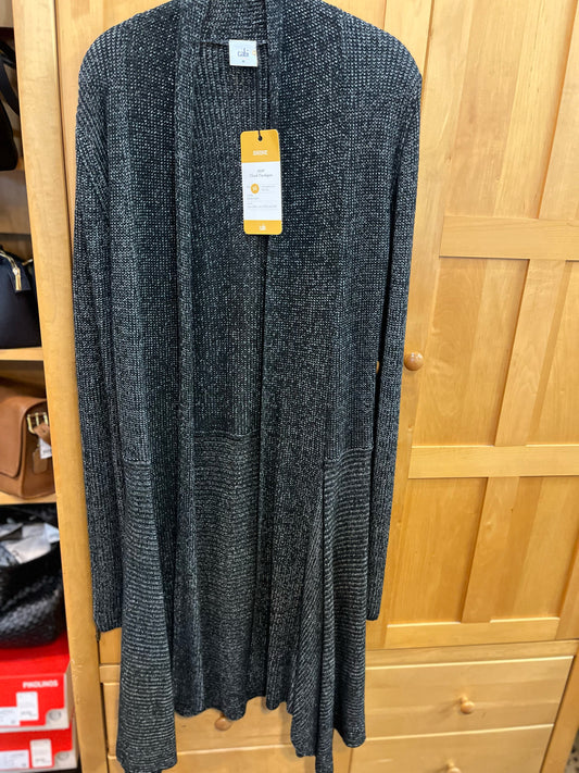 CAbi Cloak Black Cardigan NWT