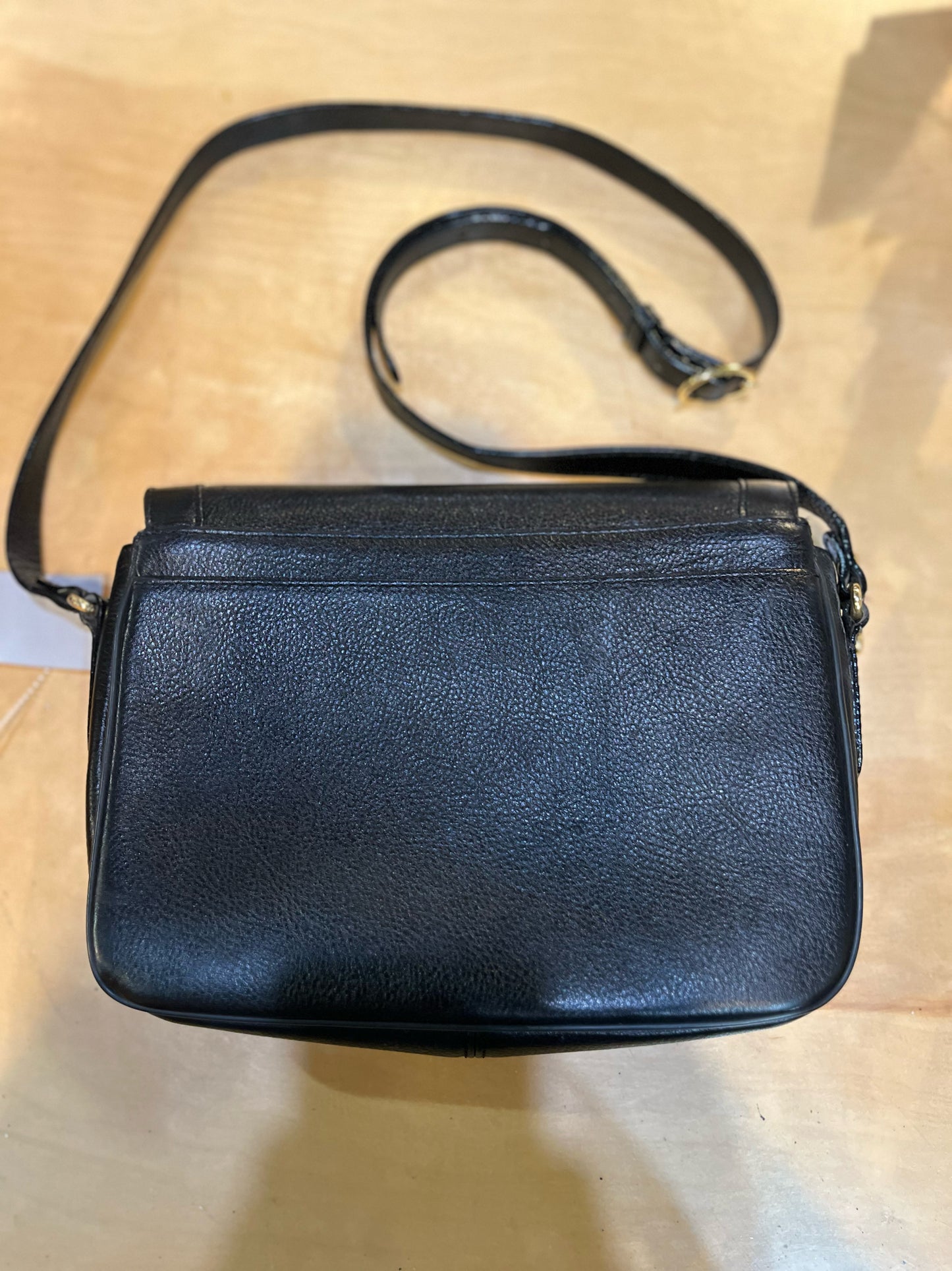 Bally Black Saddle Crossbody