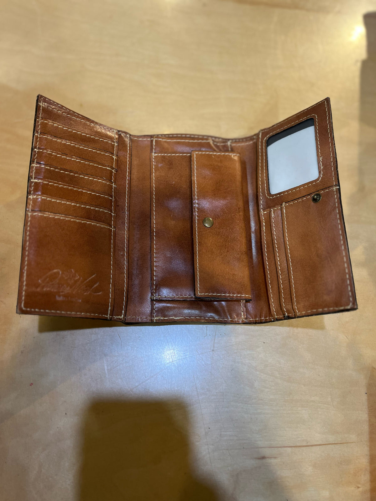 Patricia Nash Signature Map Print Cametti Trifold Wallet
