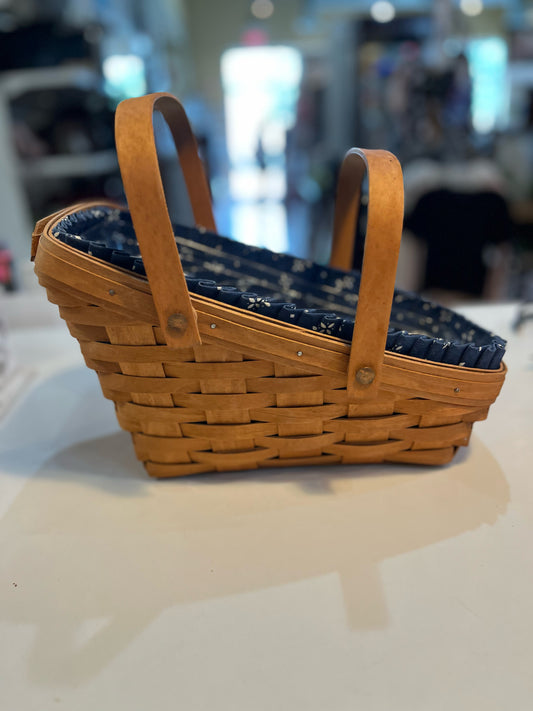 Longaberger Double Handle Sleigh Basket