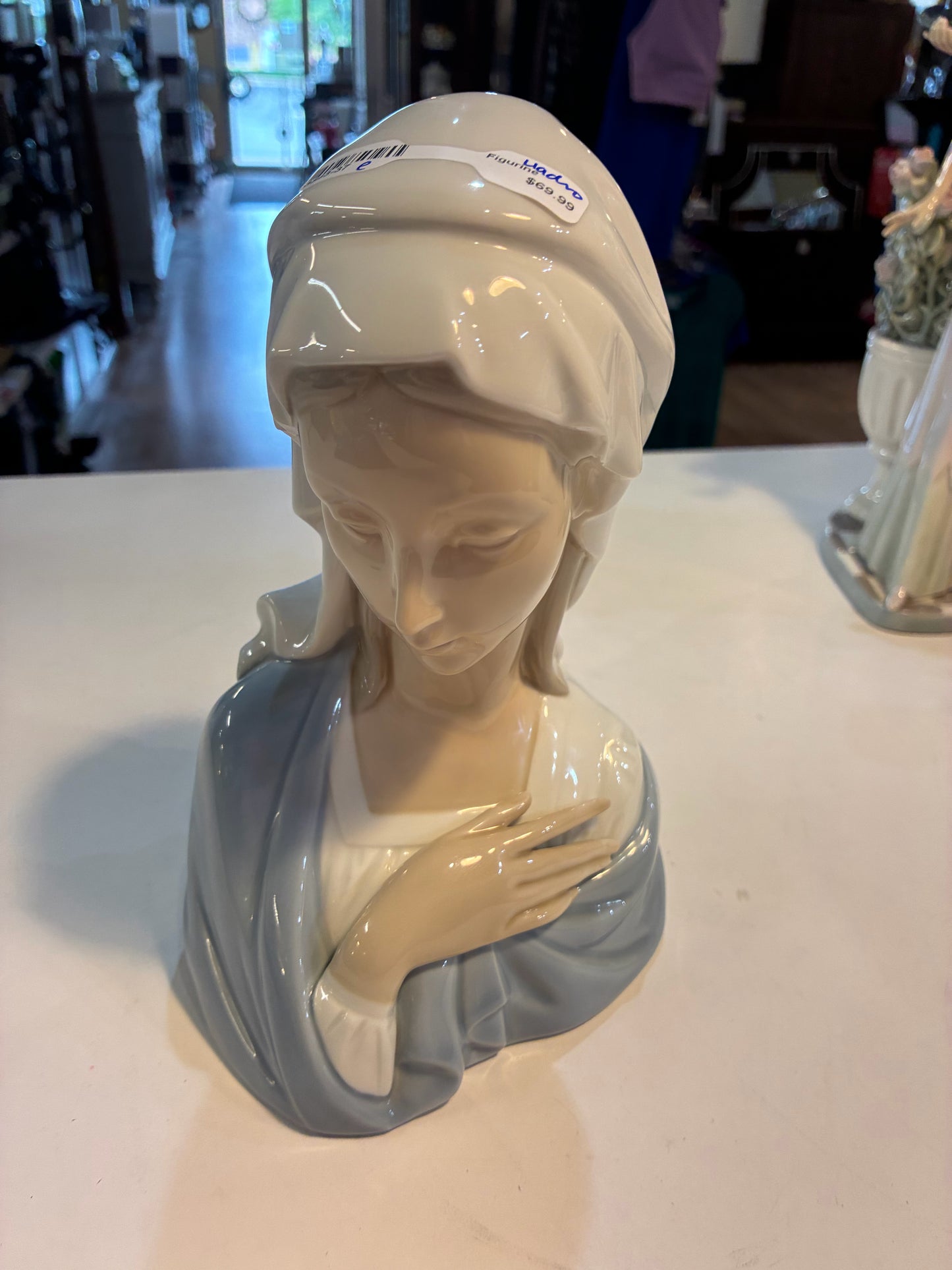 Lladro #4649 "Madonna Head" Virgin Mary Bust