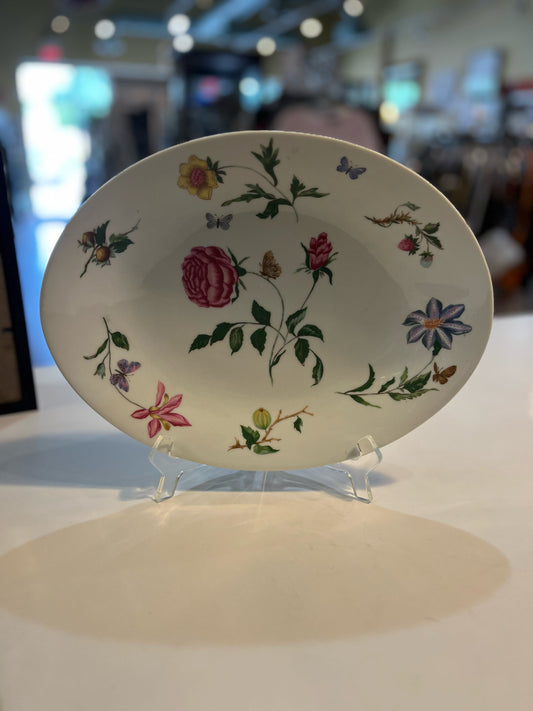Ceralene Limoges Floral Oval Platter