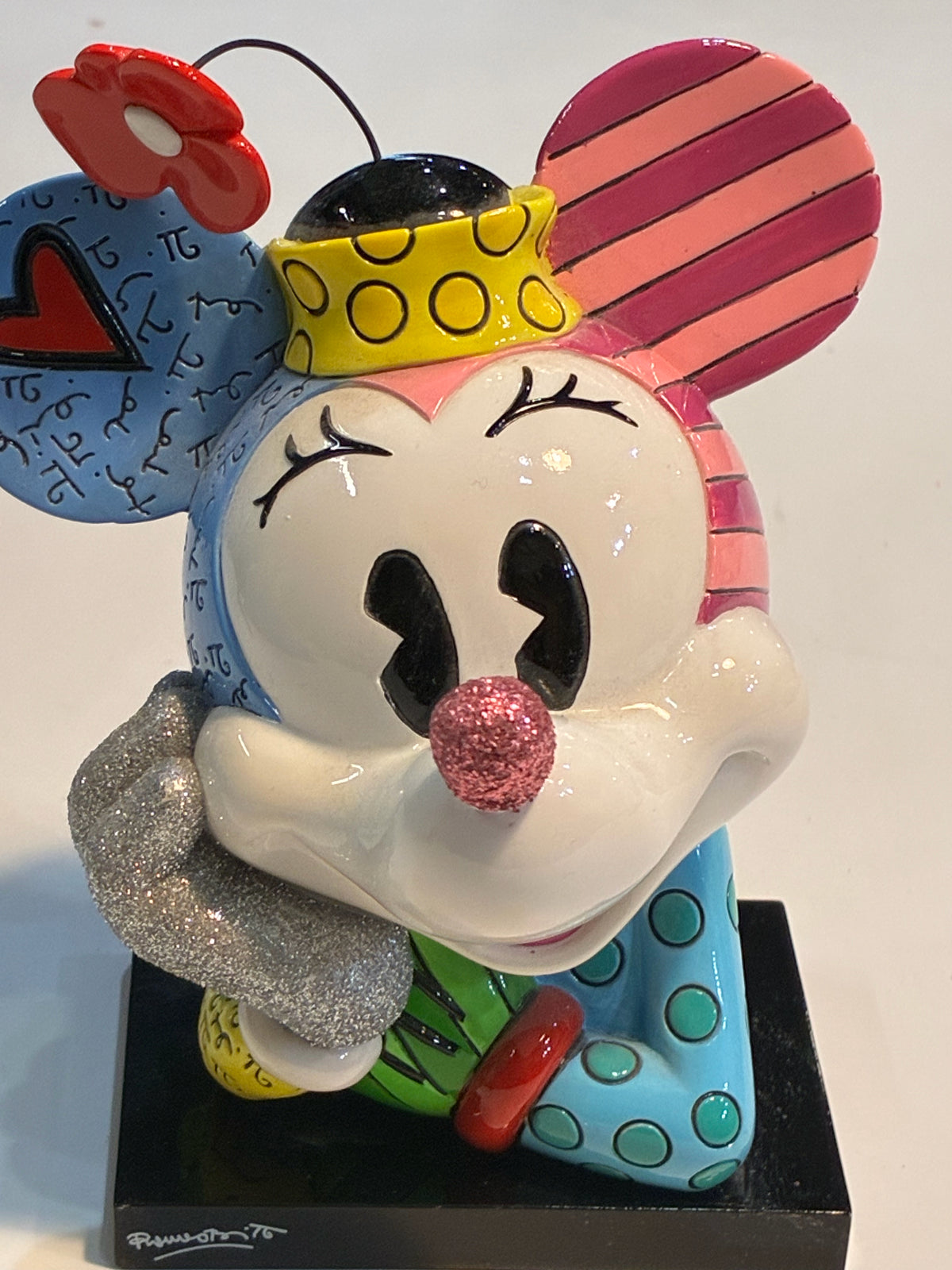 Romero Britto Minnie Mouse Abstract Figurine
