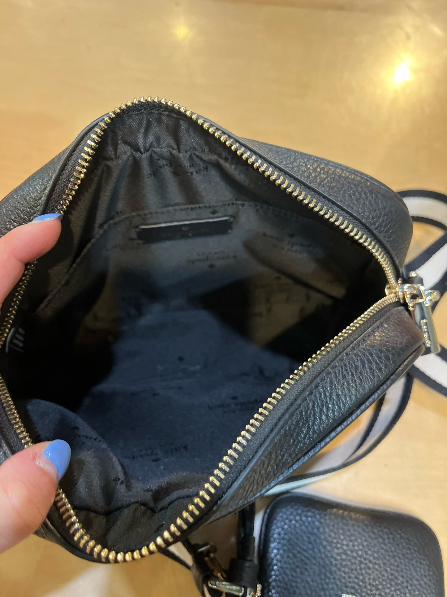 Kate Spade Black "Emma Camera" Handbag