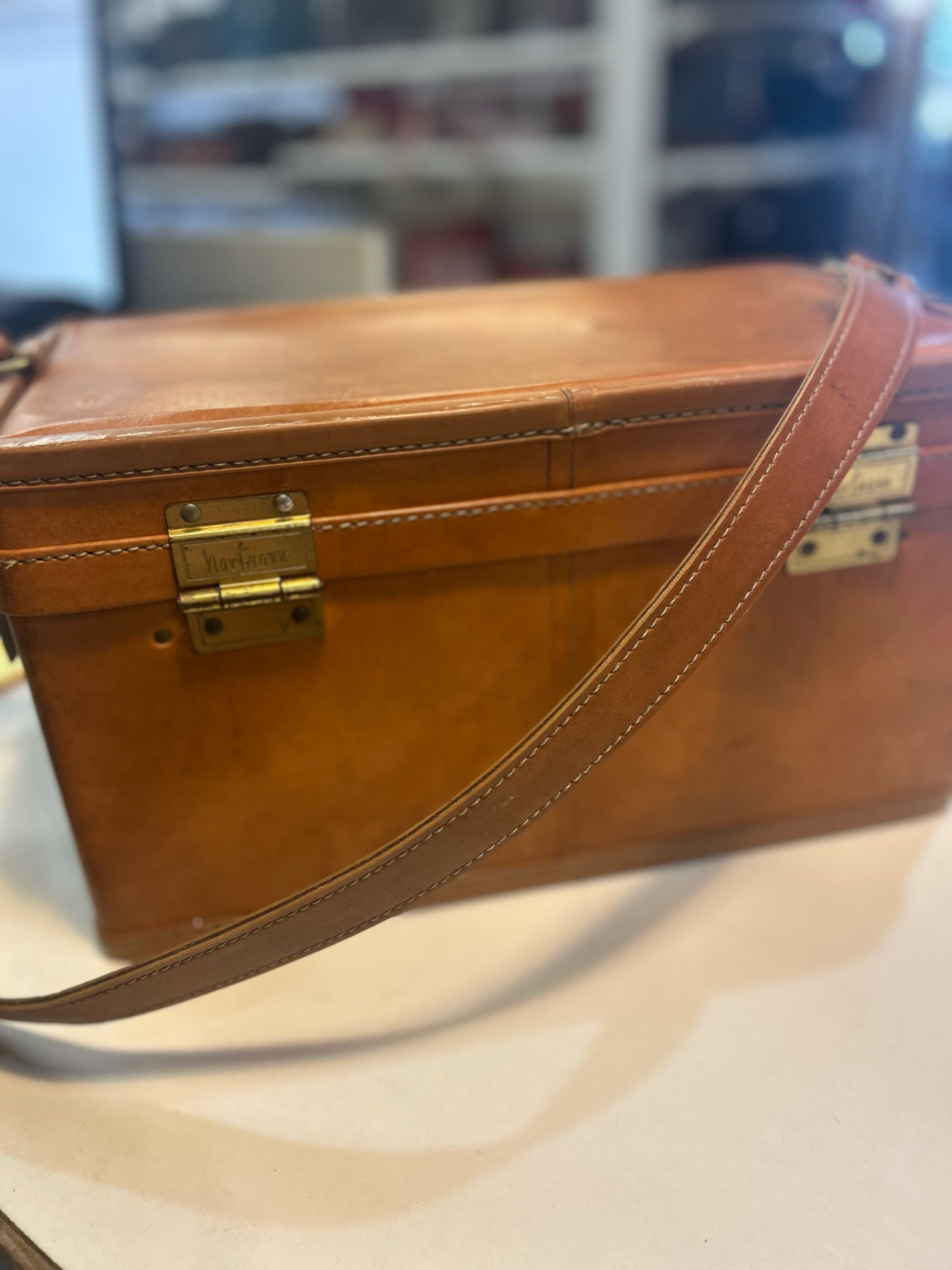 Vintage Hartmann Leather Train Case