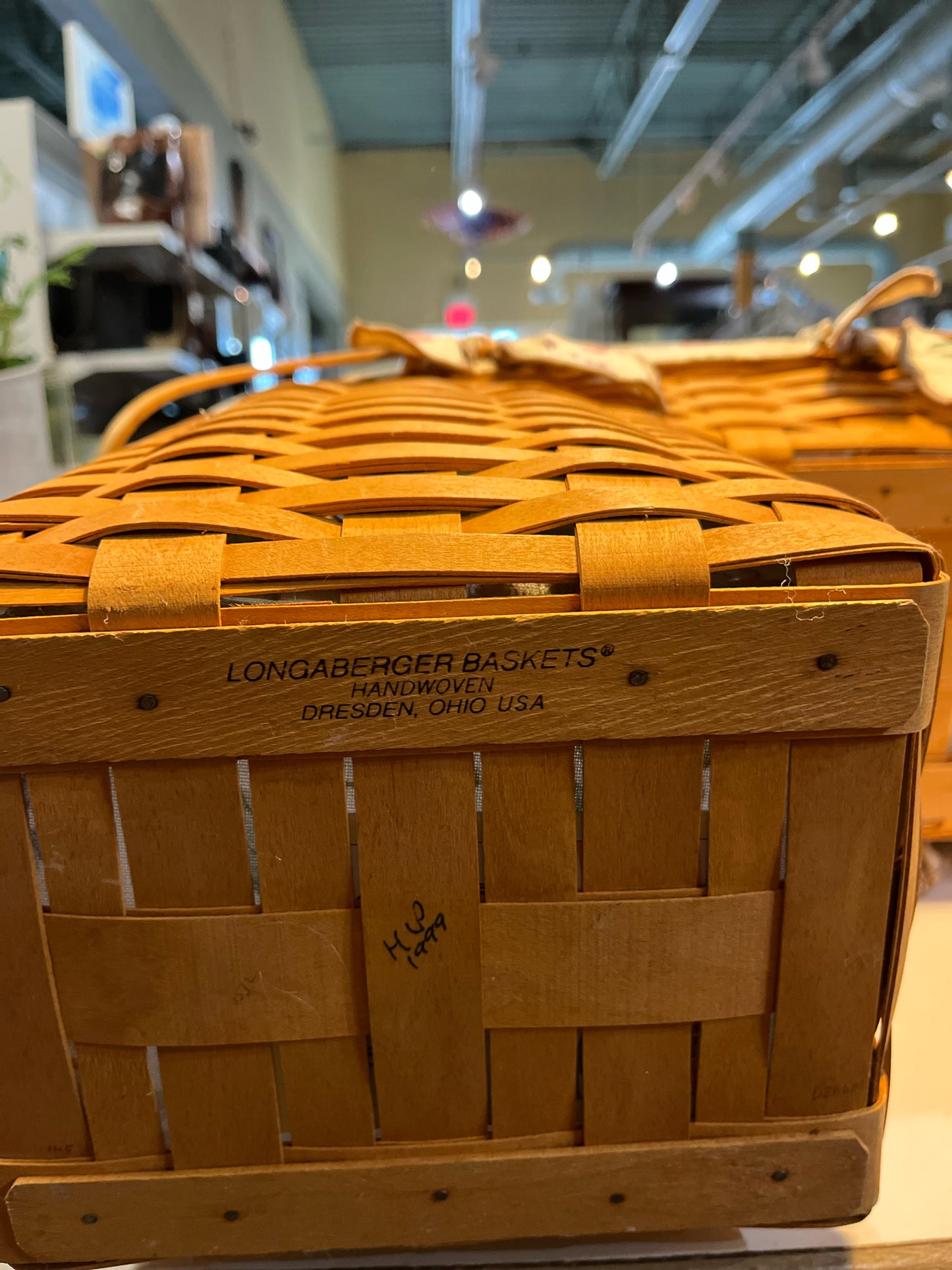 Longaberger "Odds &Ends Stair Step" Basket