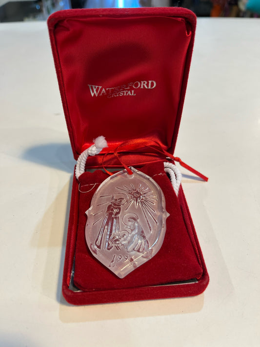 Waterford "Songs of Christmas Silent Night" 1st editon Ornament