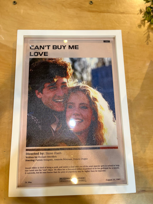 Framed “Can’t Buy Me Love” Movie Poster Wall Decoration