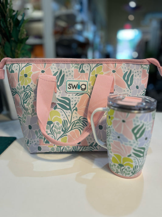 Swig Floral Lunch Box & Mug Set