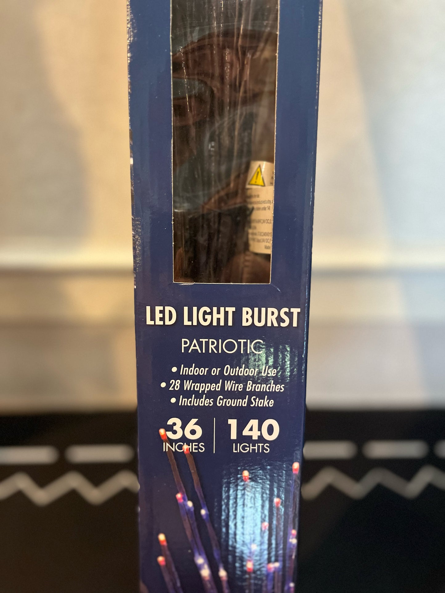 Led Red,White,Blue Light Bouquet