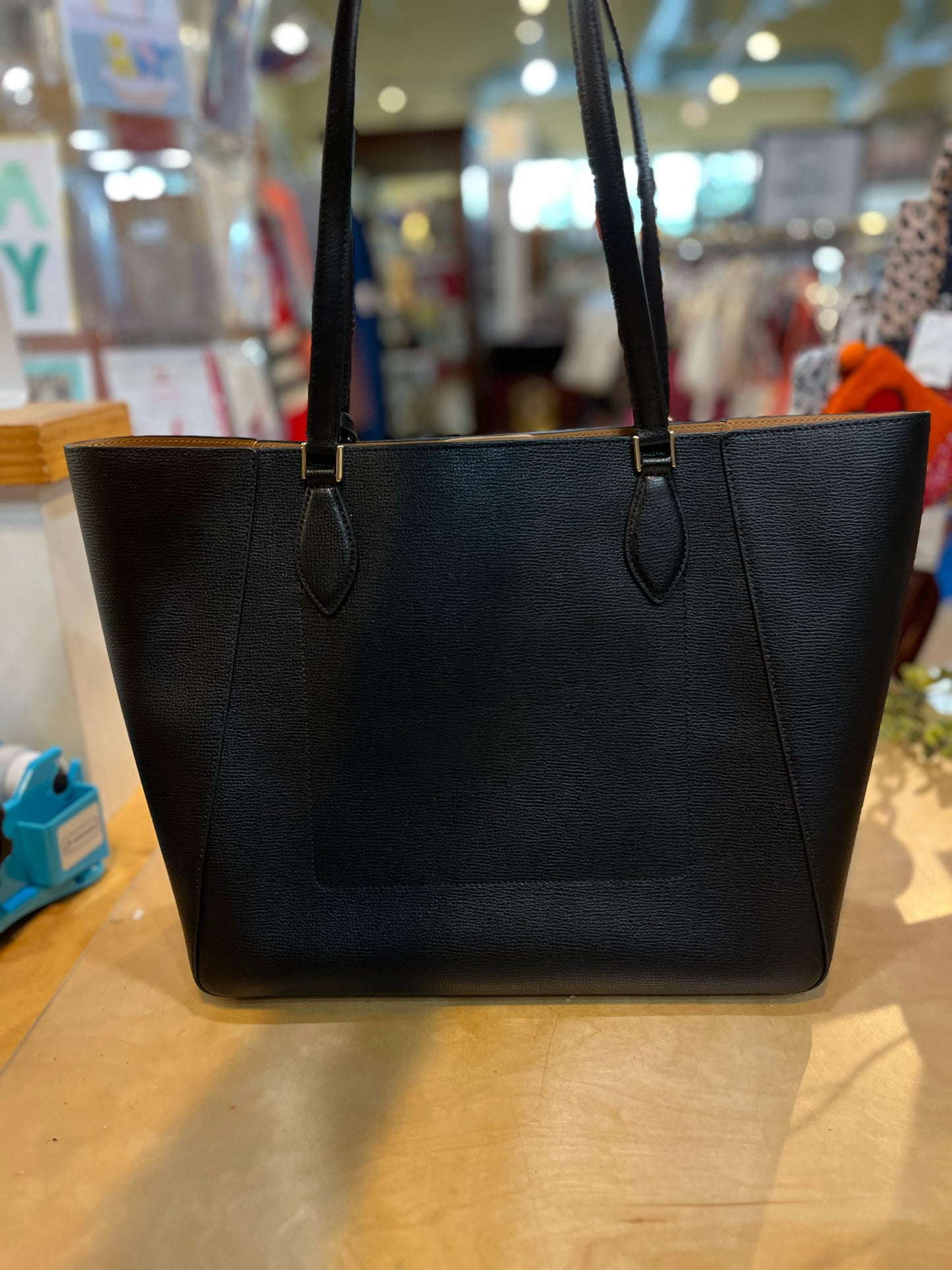 Kate Spade Black "Poppy Large Tote" Handbag