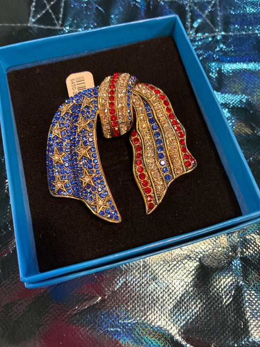 Heidi Daus "American Swag" Brooch