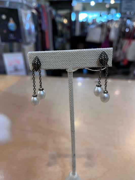 Sterling Silver & Pearl Earrings