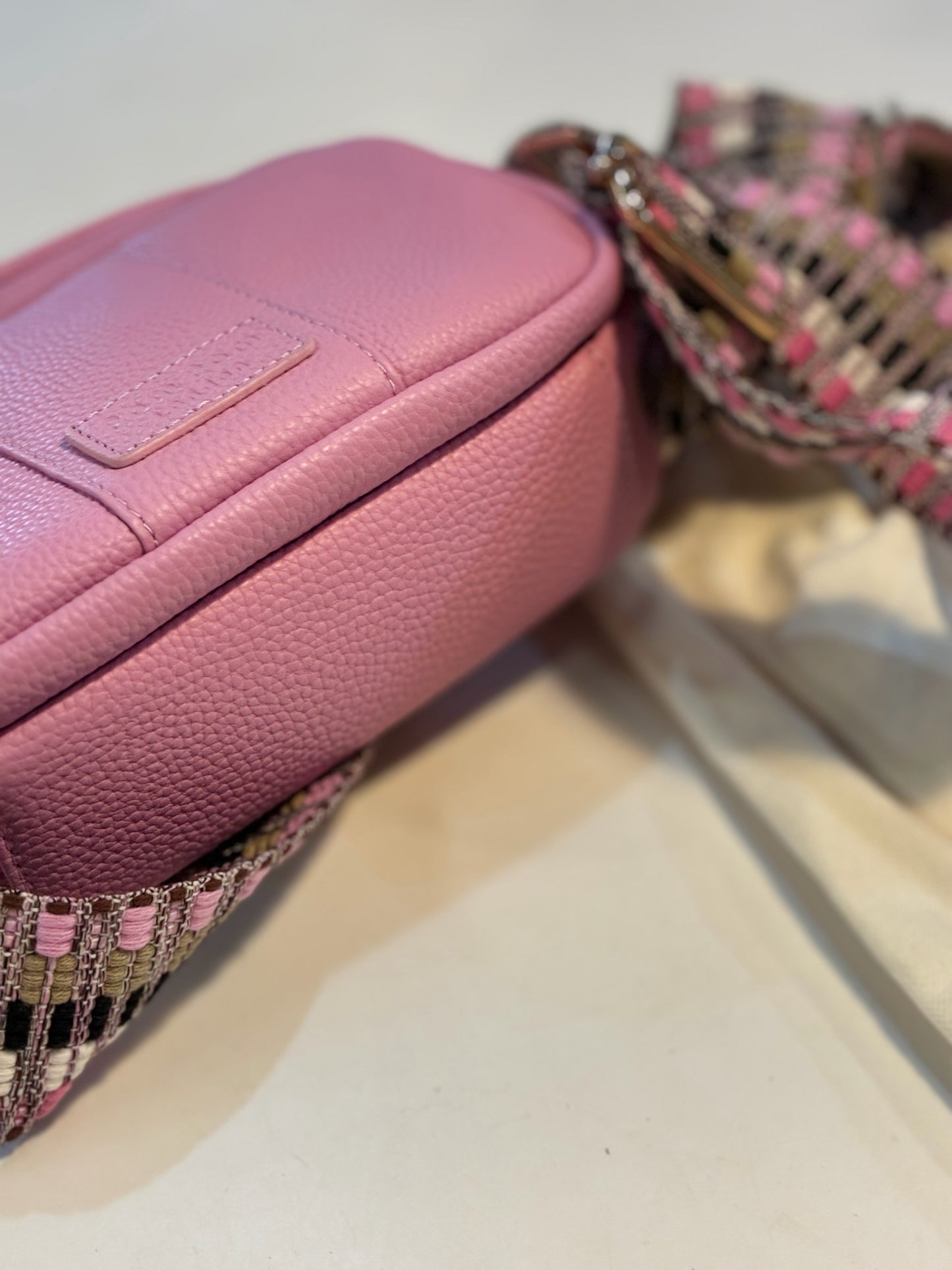 NWT Pom Pom London "Mayfair Peony Pink" Handbag