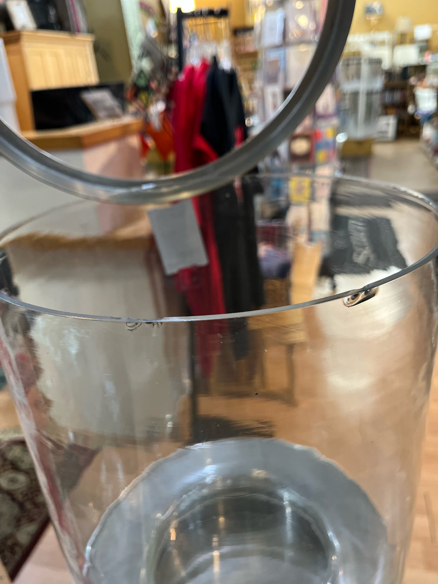 Arhaus Silver "Dorian Large Candle Stand"