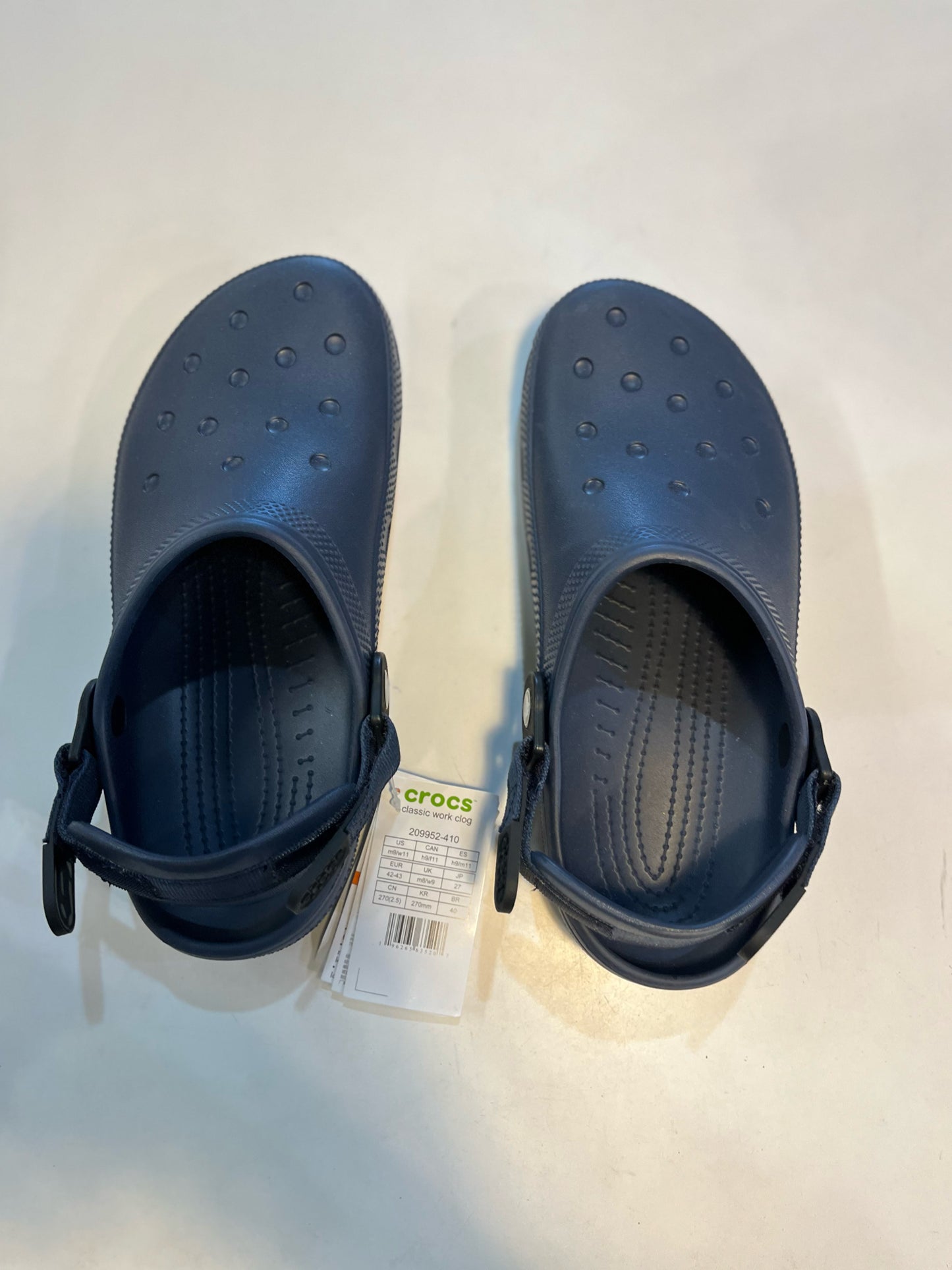 NWT Crocs Navy "Classic Work Clog" Shoes