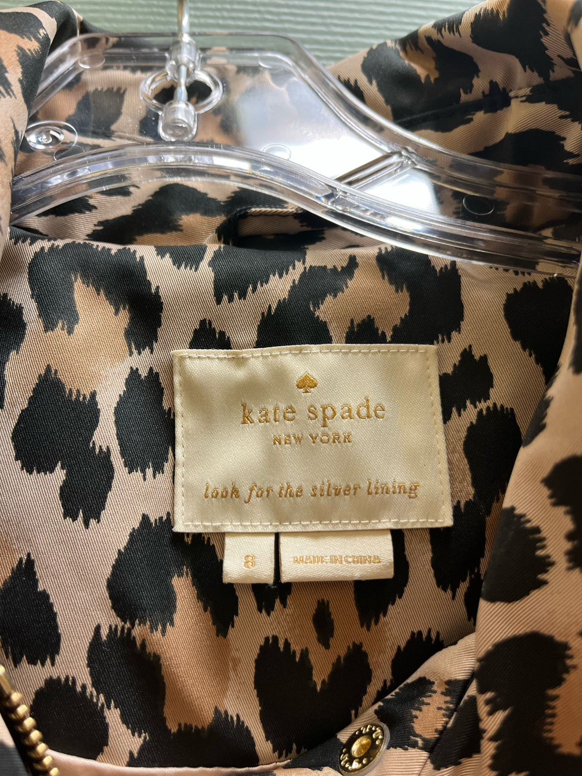 Kate Spade Animal Print Jacket