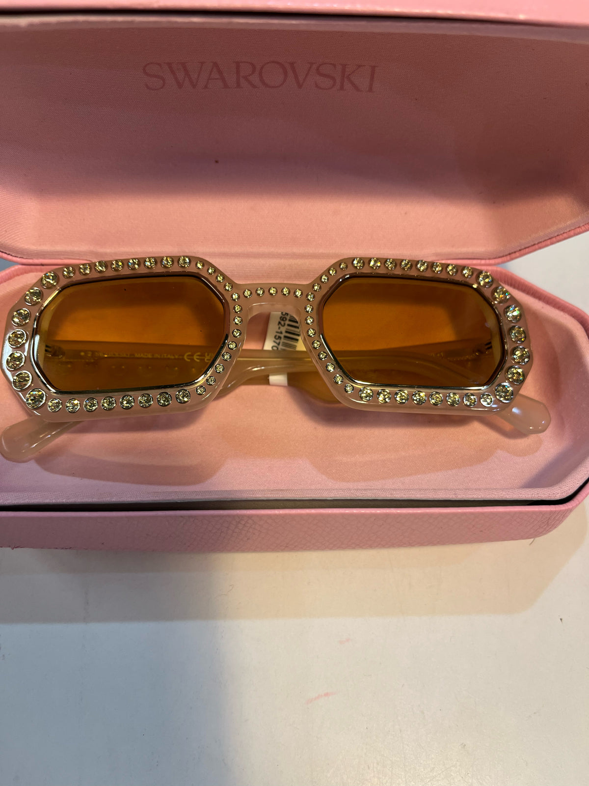 Swarovski "Millenia Rectangular Octagon" Sunglasses