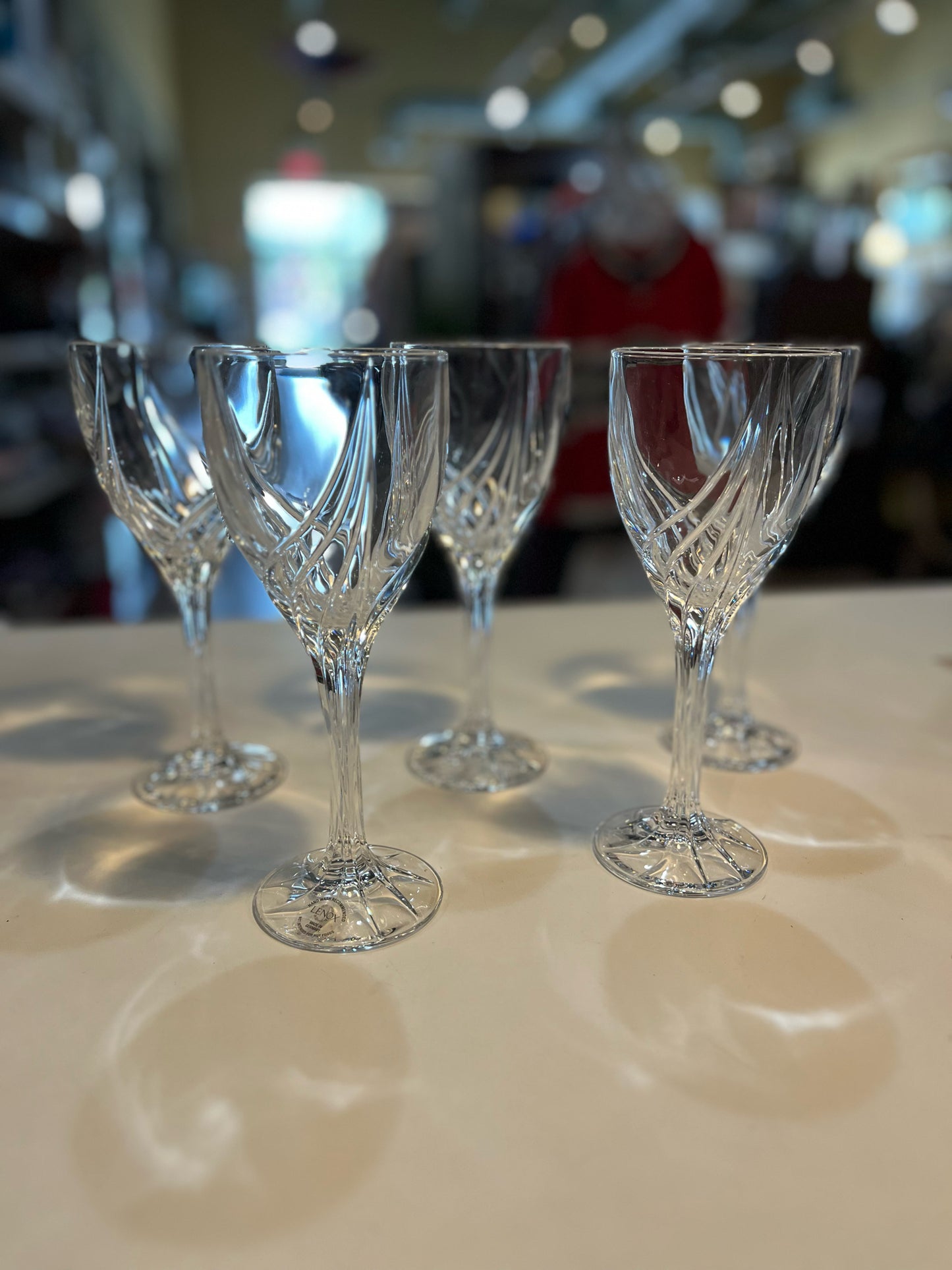 Lenox "Debut" Crystal Wine Glass Set of 5