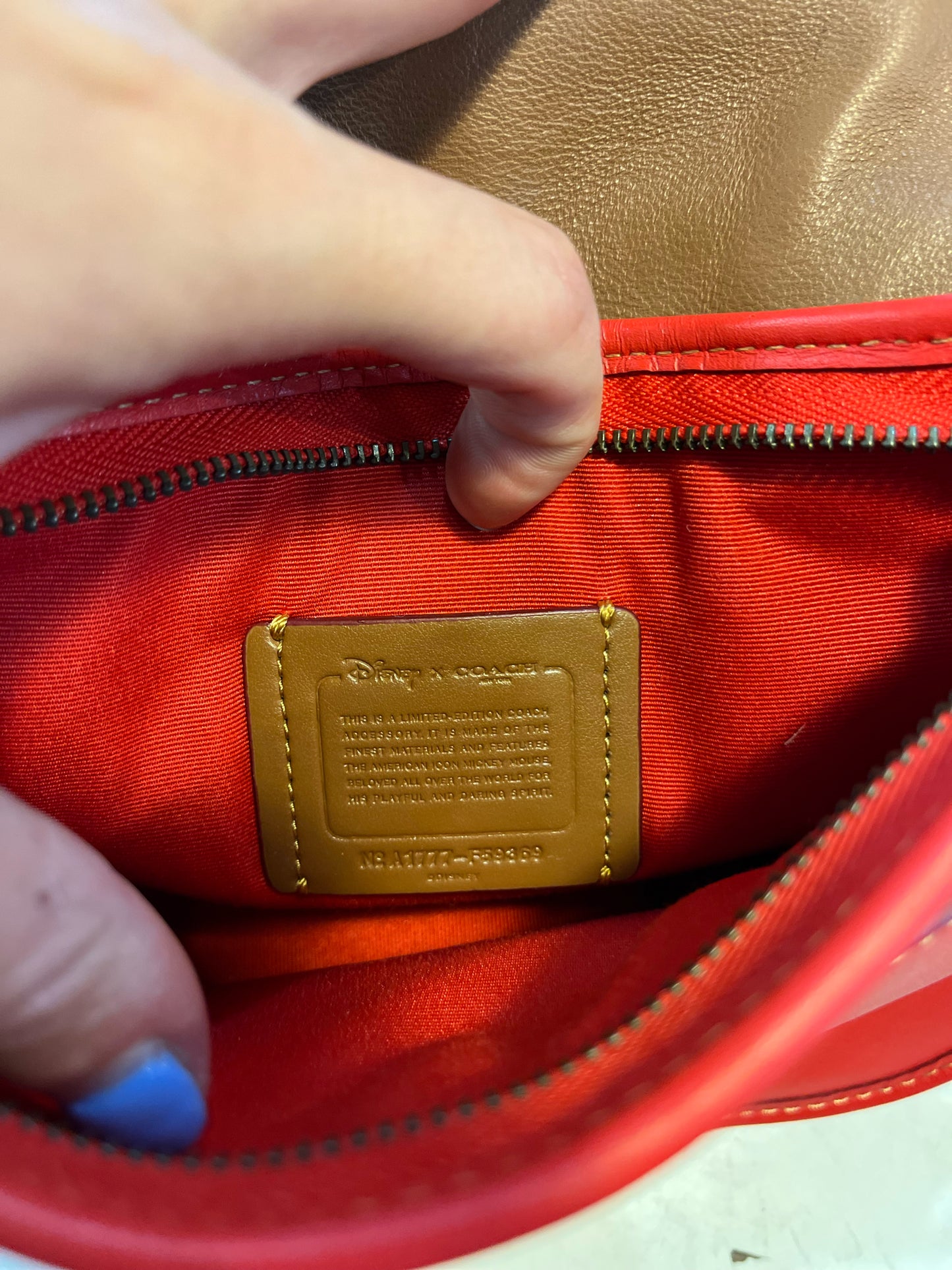 Coach Mickey Mouse "Patricia" Handbag