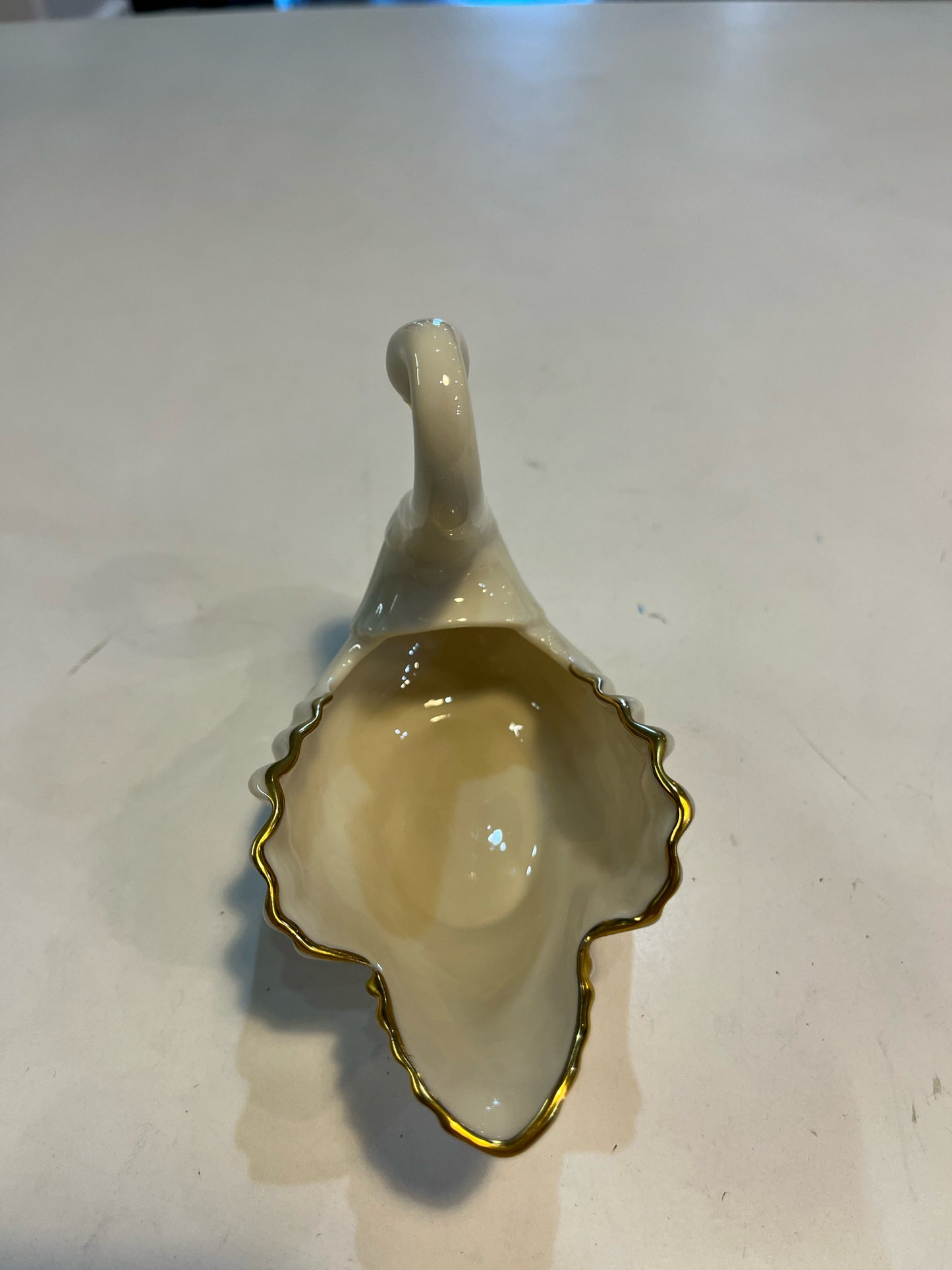 Lenox Swan Trinket Dish w/ 24k