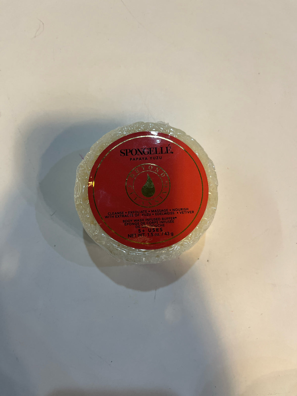 Spongelle "Papaya Yuzu" Body Wash Infused Buffer
