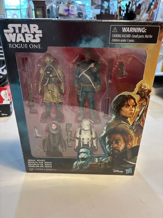 Star Wars Rogue One Jedha Revolt Set of 4 figurine