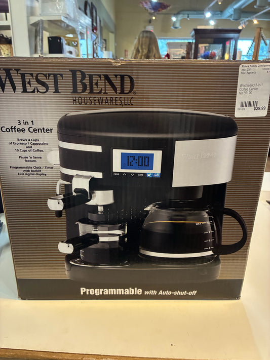 West Bend 3-in-1 Coffee Center