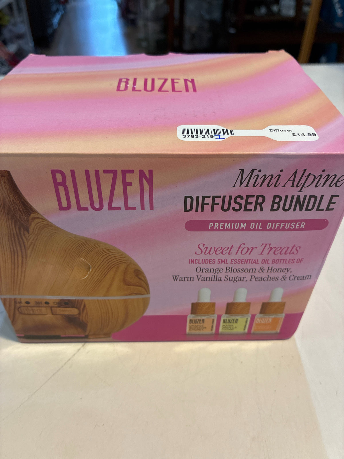 NIB Bluzen Mini Alpine Diffuser Bundle