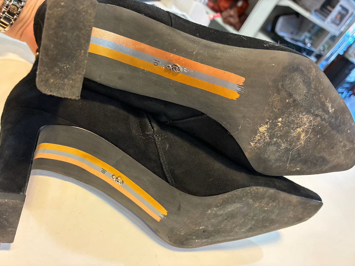 Sam Edelman Saige Pointed Toe Mid Heel Ankle Boot
