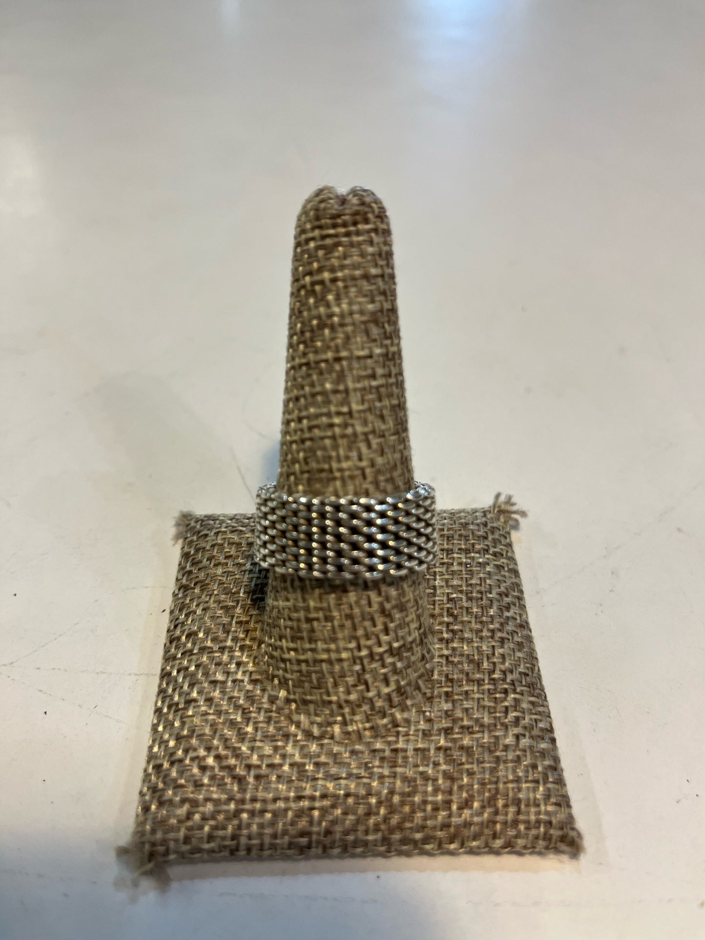 Tiffany & Co. Sterling Silver Mesh Somerset Ring