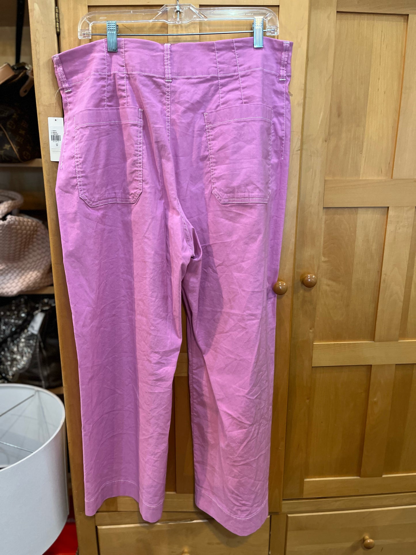 NWT Anthropologie Pink "Colette Crop" Pants