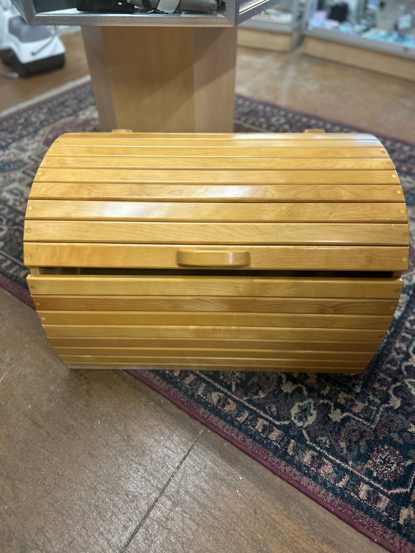 Dome Top Wooden Toybox Trunk
