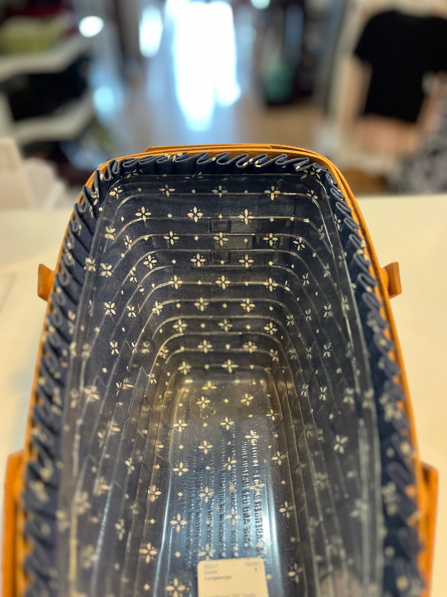 Longaberger Double Handle Sleigh Basket