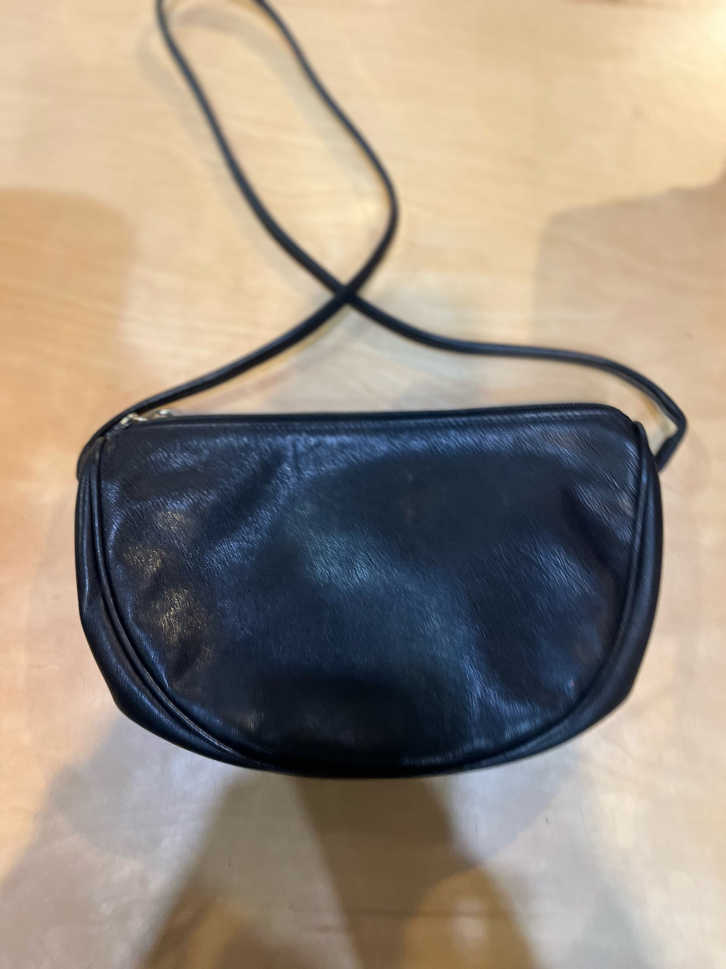 Vintage Paloma Piccaso Black Leather Crossbody