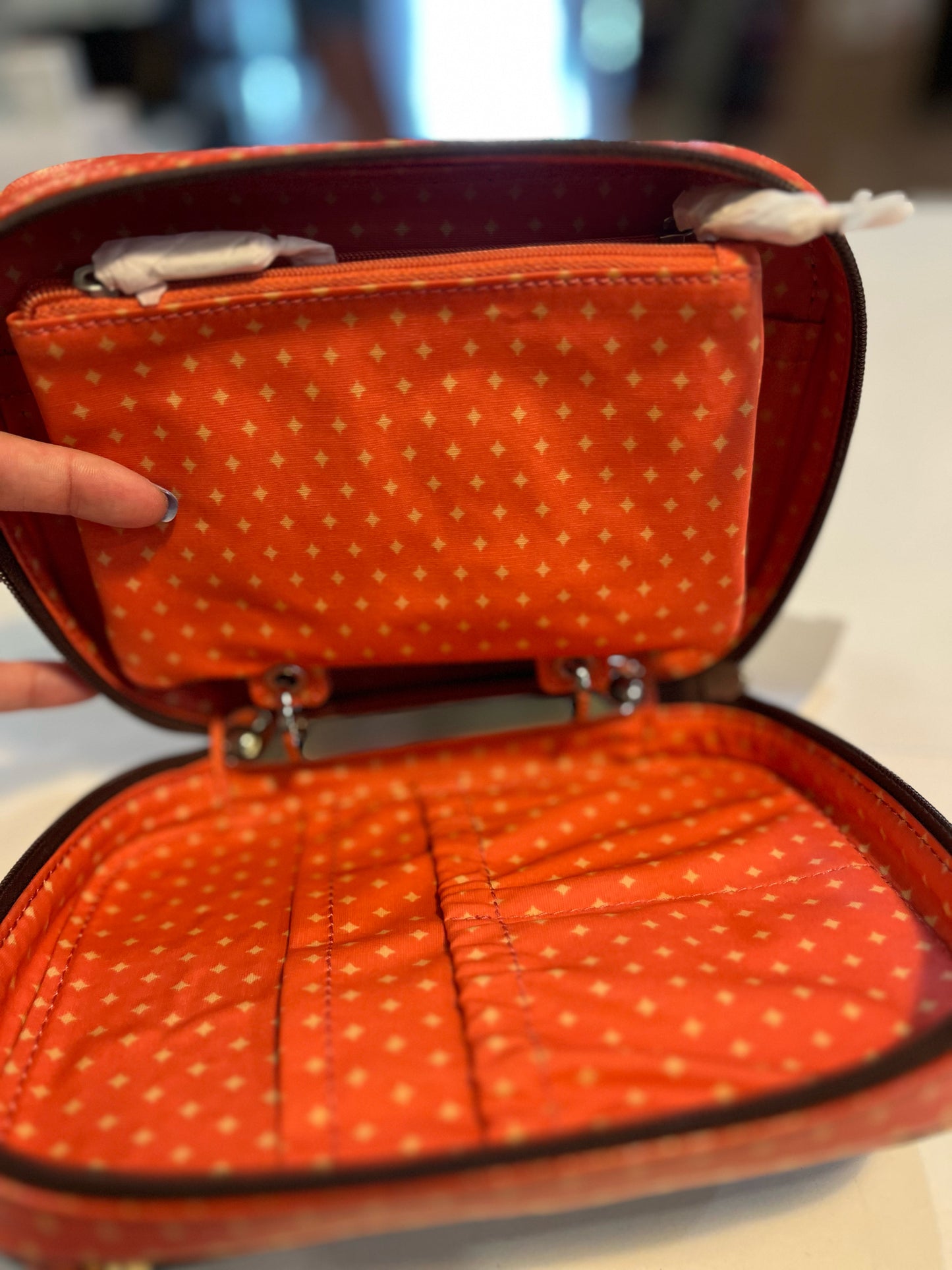 Fossil Swan Cosmetic Bag