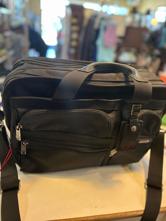 TUMI Black Hedrick Briefcase