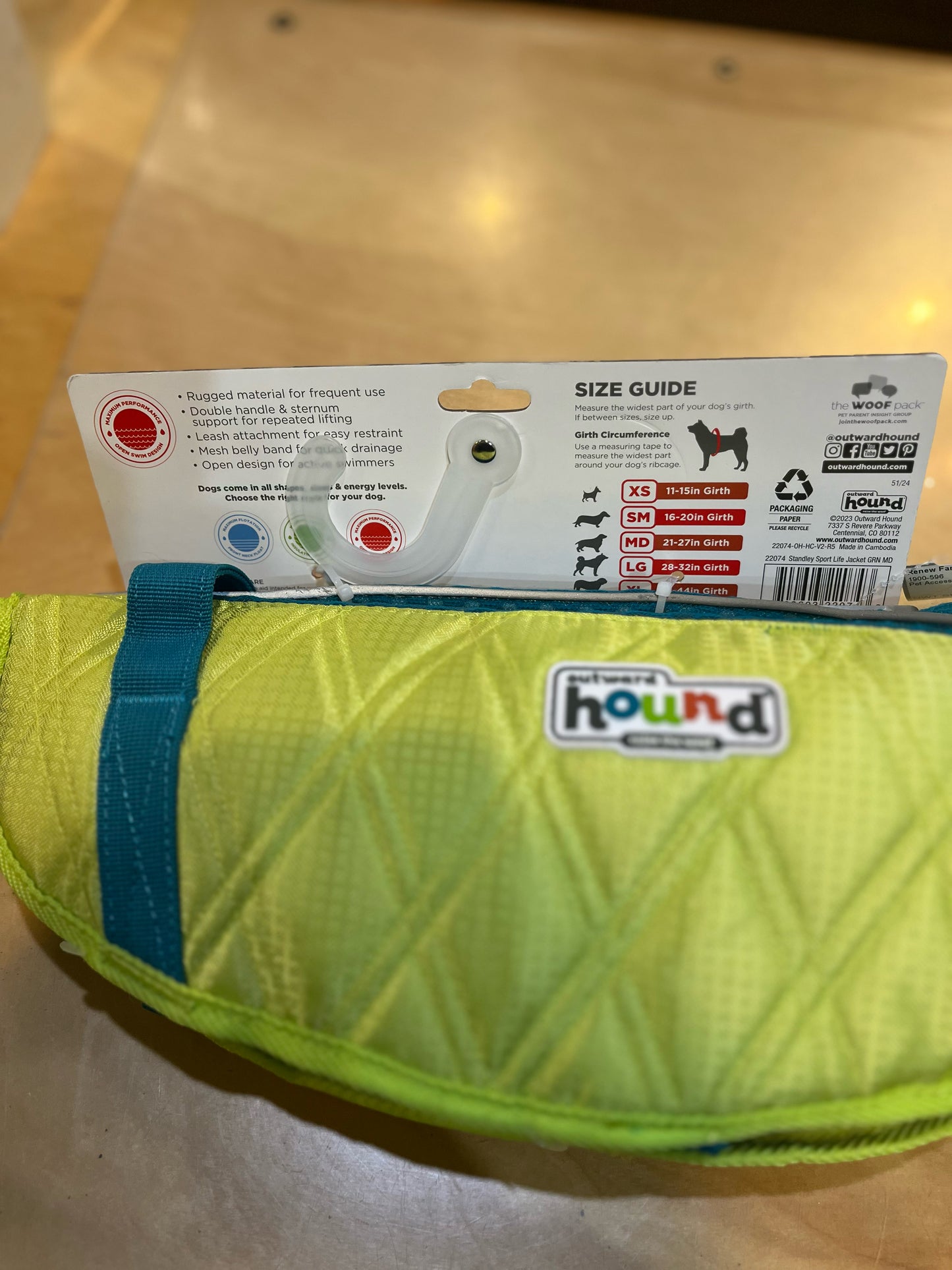 NWT Standley Dog Life Jacket