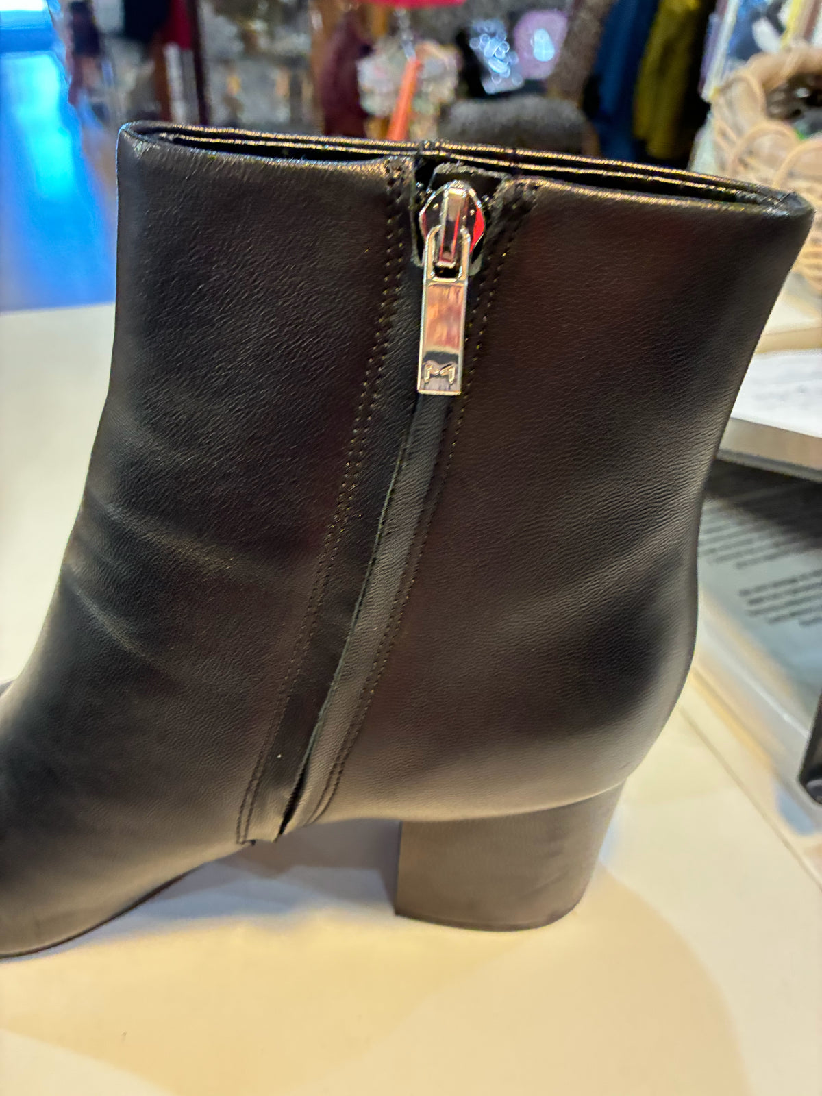 Marc Fisher Jarli Pointy Leather Ankle Bootie