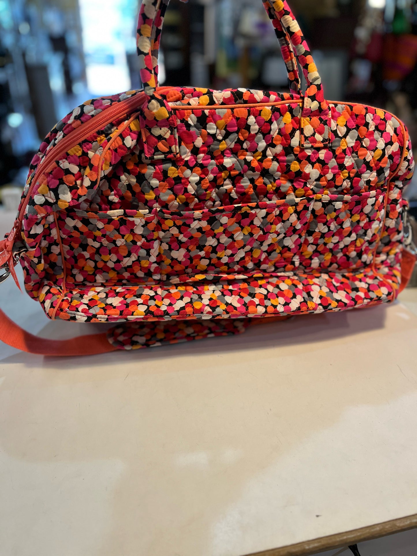 Vera Bradley Duffle Bag w/ long strap