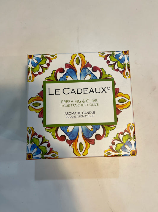 Le Cadeaux Fresh Fig & Olive Candle