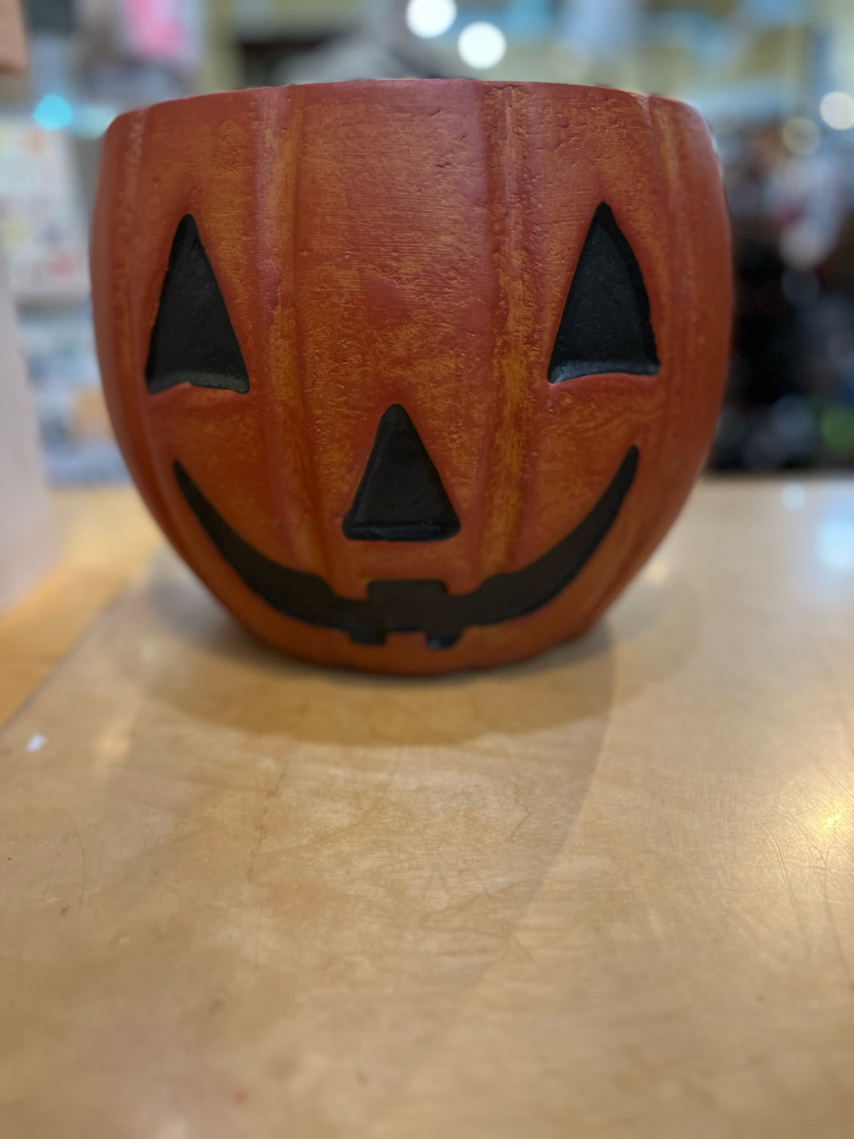 Large Jack-o-lantern Planter