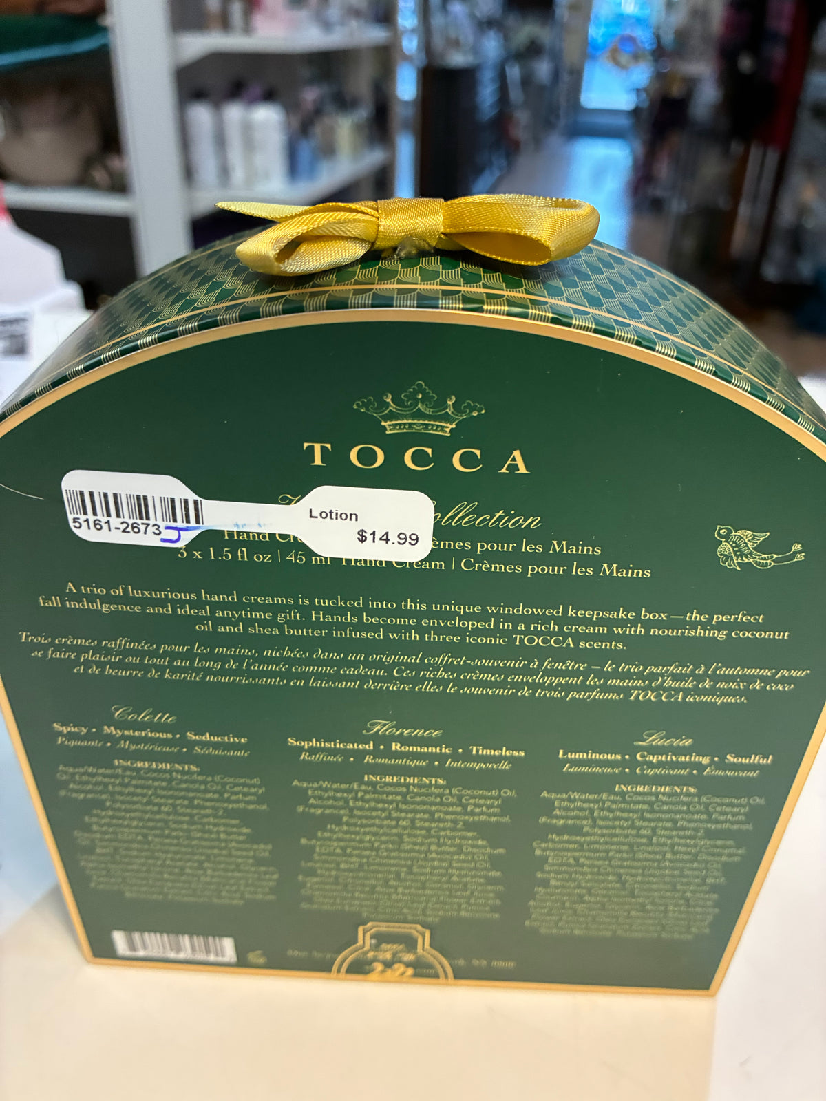 Tocca Wonders Collection Hand Cream Set  NIB