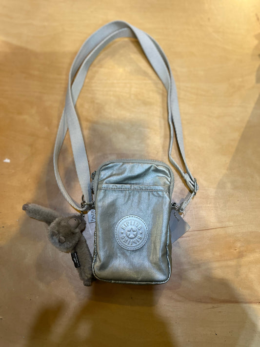 Kipling Silver Metallic Handbag
