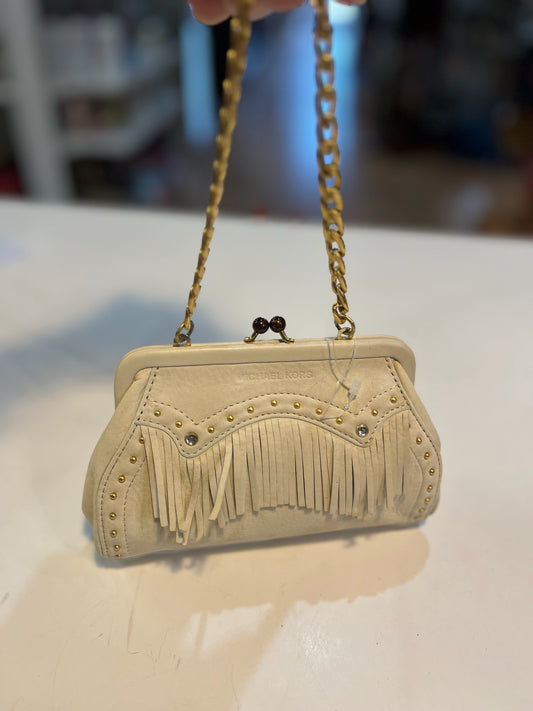 Michael Kors Western Fringe Kisslock Bag