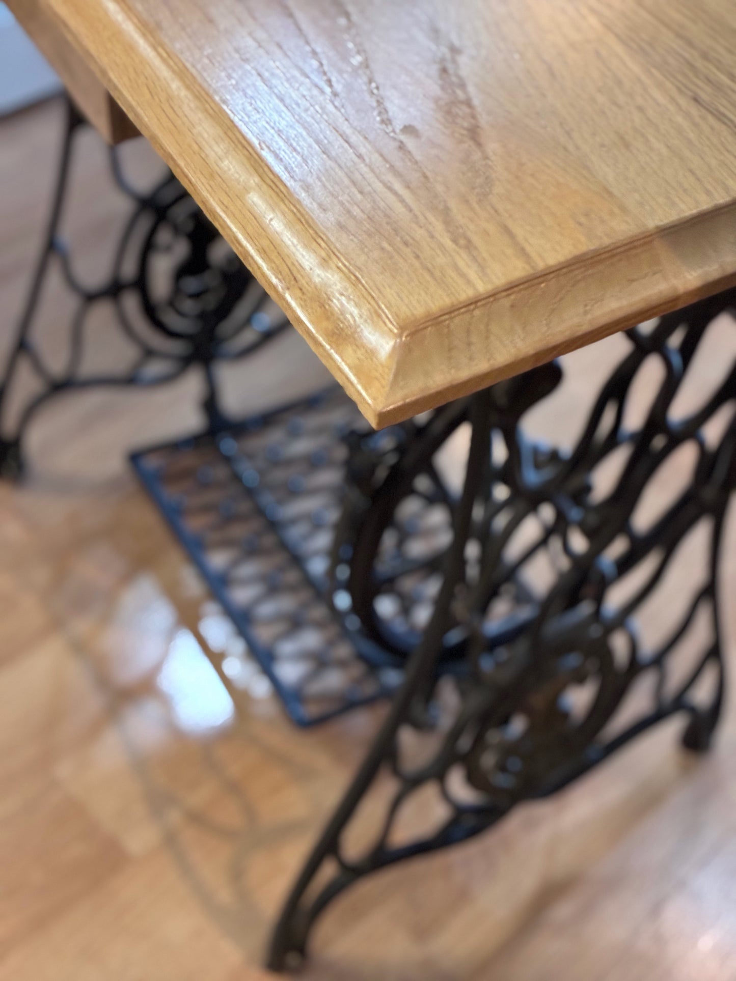 Vintage Singer Sewing Machine Base Table