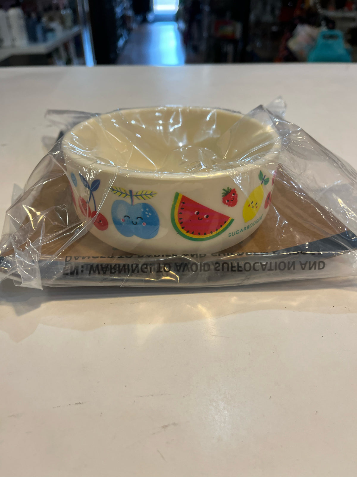 Sugarbooger by ore originals fresh & messy fruit themed bowl w/ spoon