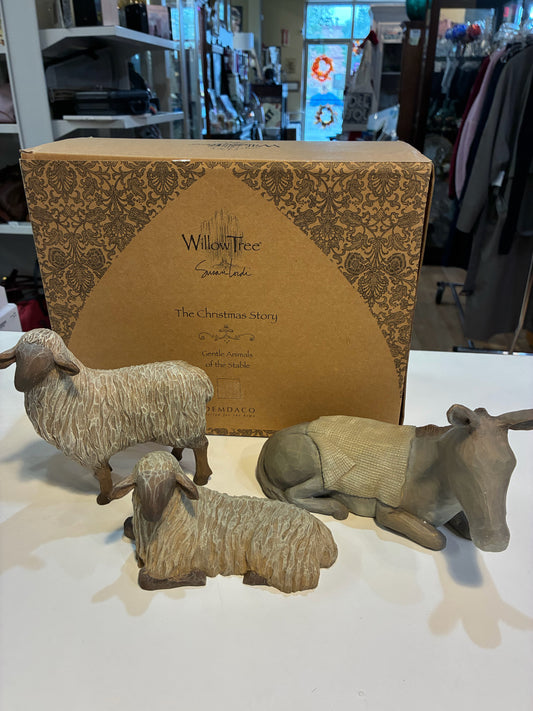 Willow Tree Christmas Story Gentle Animals of the Stable