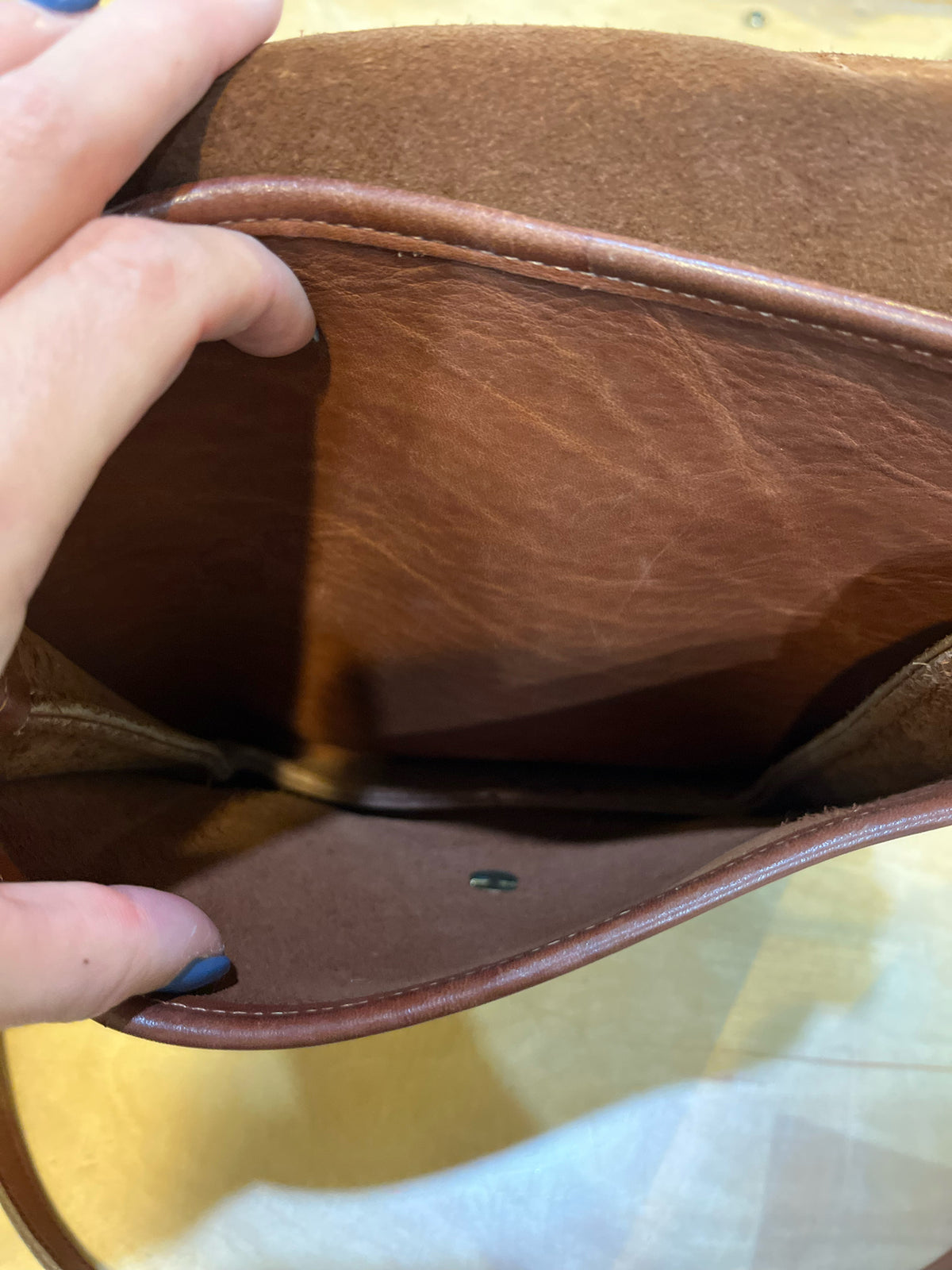 Vintage Coach Brown “Station” Handbag