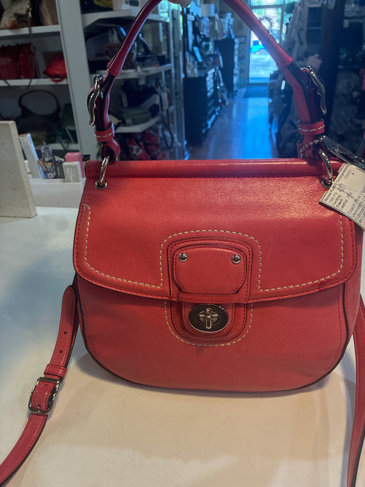Coach Pink Leather "Vermillion Limited Edition" Crossbody
